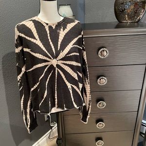 Oversized Cropped Sweatshirt